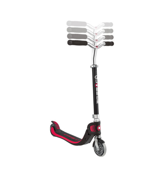 Globber Flow 125 Katlanabilir Scooter - Kırmızı/Siyah