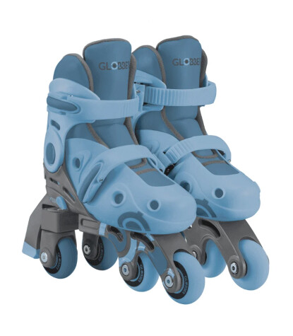 Globber 2in1 Inline Skate Paten Scooter // Pastel Blue (XS/S)