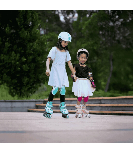 Globber 2in1 Paten S/M - Pastel Pembe