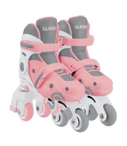Globber 2in1 Inline Skate Paten Scooter // Pastel Pink (S/M)