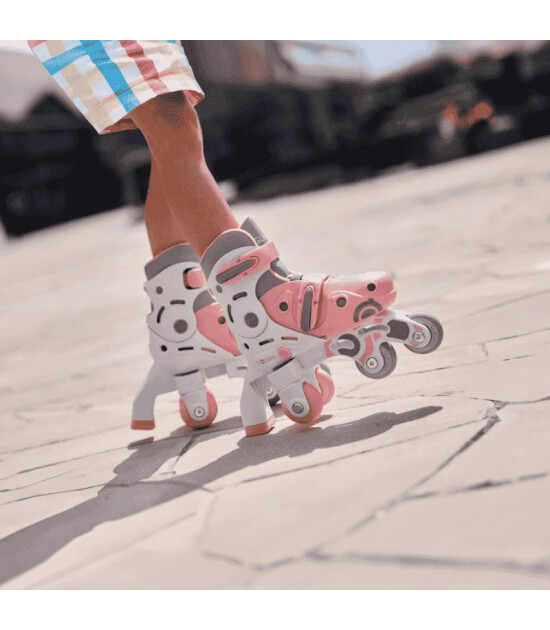 Globber 2in1 Paten S/M - Pastel Pembe