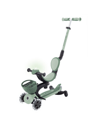Globber Go Up Baby 360 Işıklı Scooter // Zeytin Yeşili