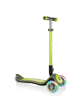 Globber Elite Deluxe Işıklı Scooter // Yeşil