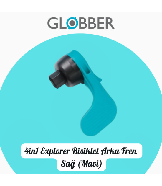 Globber 4in1 Explorer Bisiklet Yedek Parça // Sağ Arka Tekerlek Freni (Mavi)