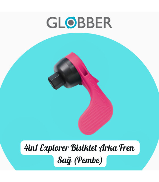 Globber 4in1 Explorer Bisiklet Yedek Parça // Sağ Arka Tekerlek Freni (Pembe)