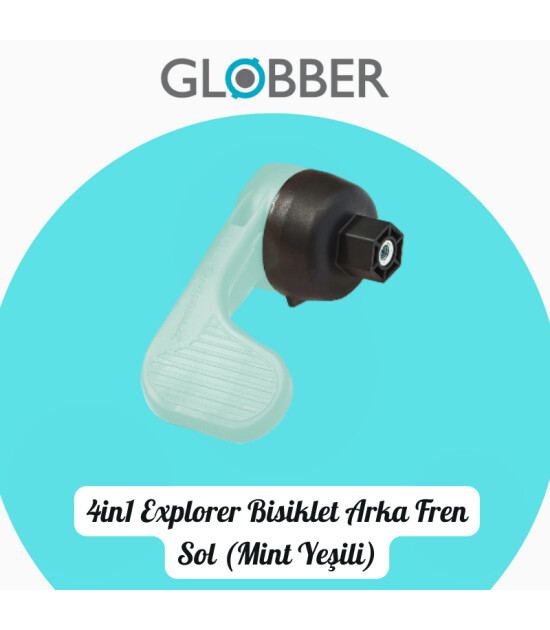 Globber Explorer Trike 4in1 Yedek Parça Çocuk Bisikleti // Sol Arka Tekerlek Freni - Mint
