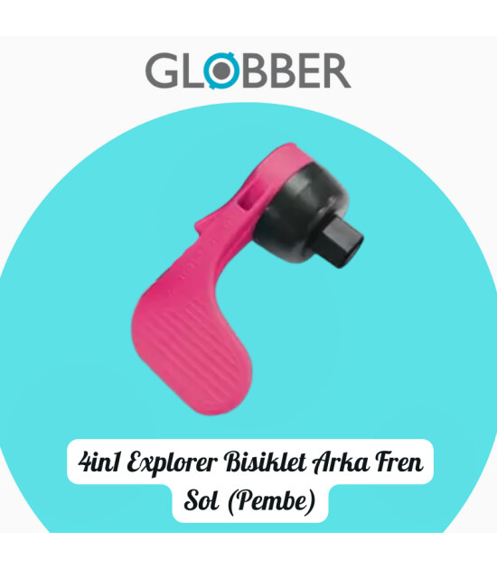 Globber Explorer Trike 4in1 Yedek Parça Çocuk Bisikleti // Sol Arka Tekerlek Freni - Pink