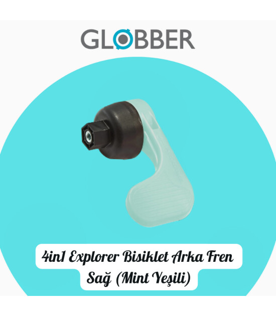 Globber Explorer Trike 4in1 Yedek Parça Çocuk Bisikleti // Sağ Arka Tekerlek Freni - Mint
