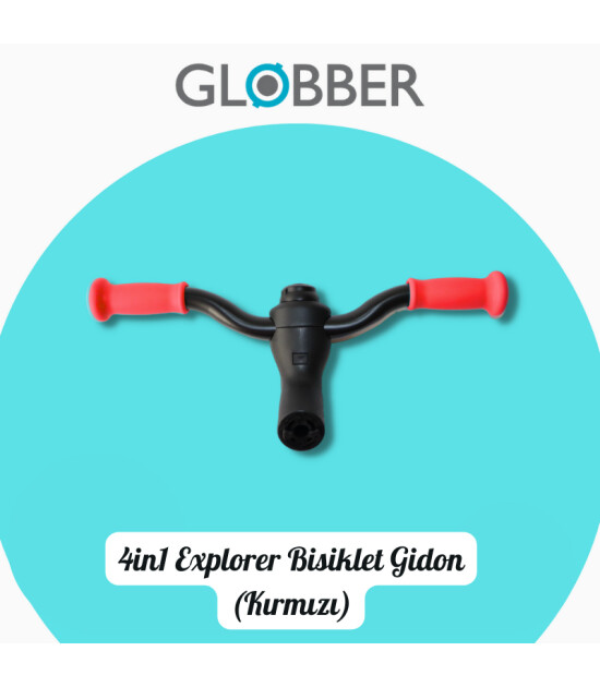 Globber Explorer Trike 4in1 Yedek Parça Çocuk Bisikleti // Gidon - Red