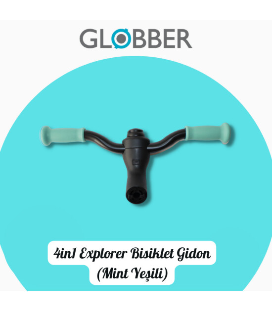 Globber Explorer Trike 4in1 Yedek Parça Çocuk Bisikleti // Gidon - Mint