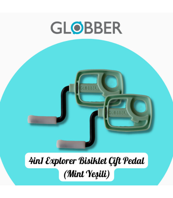 Globber 4in1 Explorer Bisiklet Yedek Parça // Çift Pedal (Mint Yeşili)