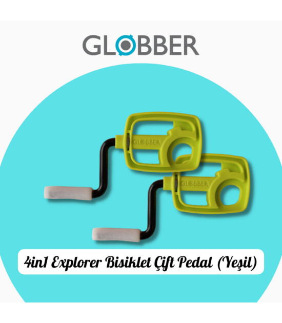 Globber 4in1 Explorer Bisiklet Yedek Parça // Çift Pedal (Yeşil)