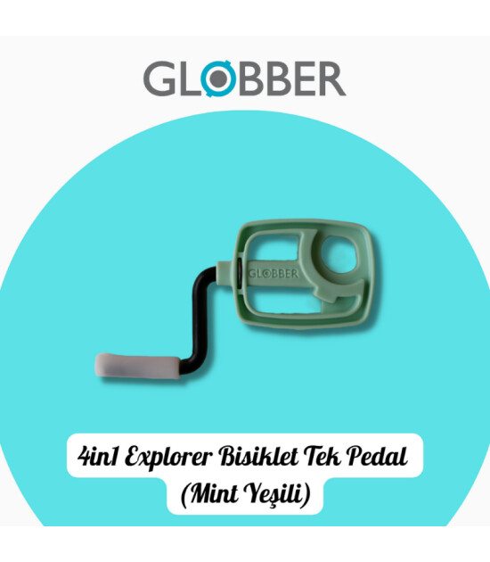 Globber 4in1 Explorer Bisiklet Yedek Parça // Tek Pedal (Mint Yeşili)