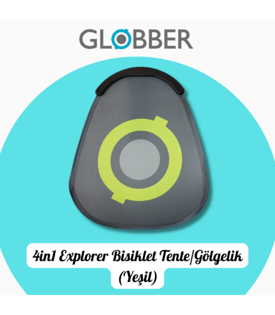 Globber Explorer Trike 4in1 Yedek Parça Çocuk Bisikleti // Tente & Gölgelik - Green