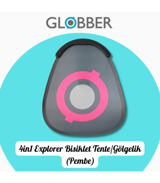 Globber Explorer Trike 4in1 Yedek Parça Çocuk Bisikleti // Tente & Gölgelik - Pink