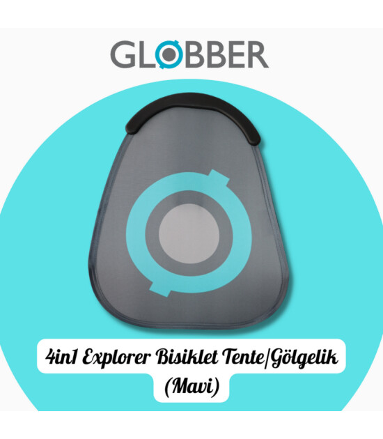 Globber Explorer Trike 4in1 Yedek Parça Çocuk Bisikleti // Tente & Gölgelik - Blue