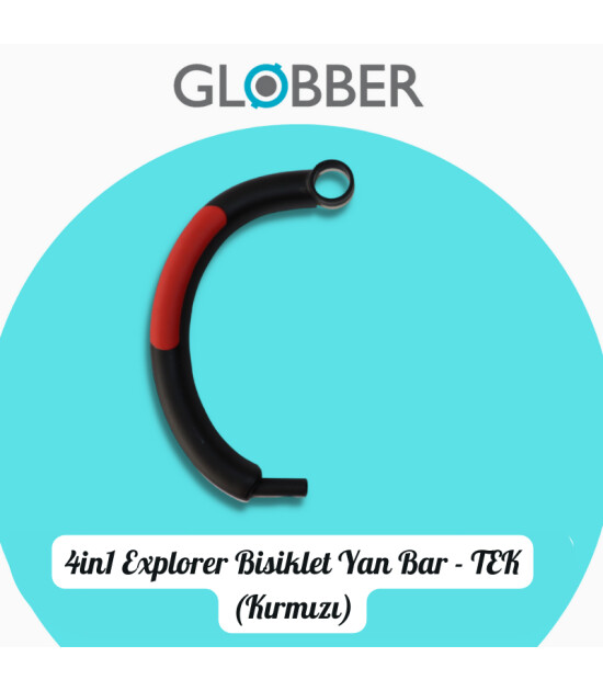 Globber 4in1 Explorer Bisiklet Yedek Parça // Tek Yan Bar (Kırmızı)