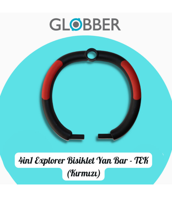 Globber Explorer Trike 4in1 Yedek Parça Çocuk Bisikleti // Çift Yan Bar - Red