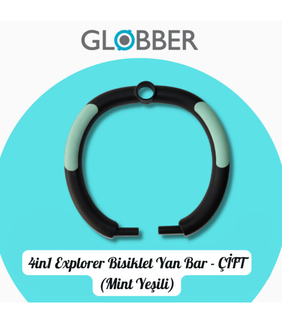 Globber Explorer Trike 4in1 Yedek Parça Çocuk Bisikleti // Çift Yan Bar - Mint
