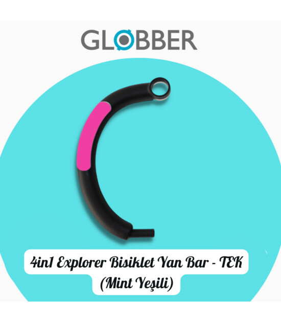 Globber Explorer Trike 4in1 Yedek Parça Çocuk Bisikleti // Tek Yan Bar - Pink