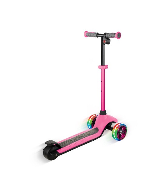 Globber One K E-Motion 4  Işıklı Elektrikli Scooter // Pembe