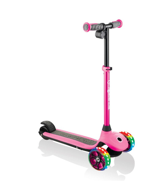 Globber One K E-Motion 4  Işıklı Elektrikli Scooter // Pembe