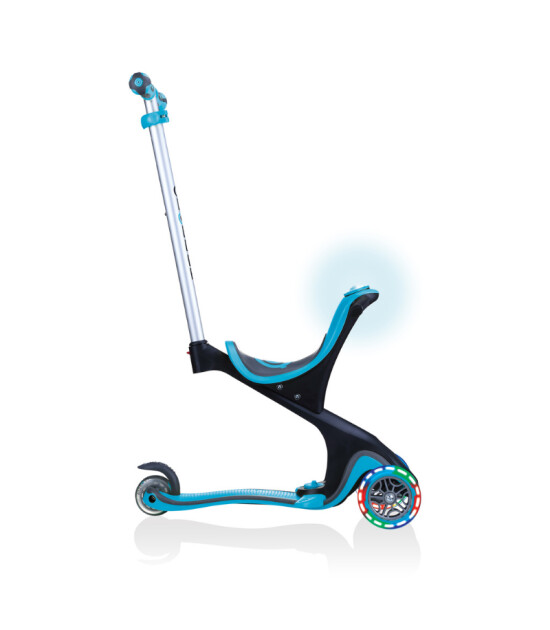 Globber Evo Comfort Play Işıklı Scooter // Mavi