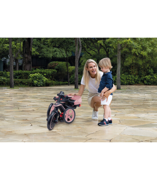 Globber Explorer 4in1 Katlanabilir Bisiklet // Pastel Pembe