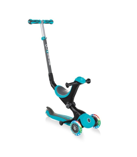Globber Go Up Deluxe Lights Işıklı Scooter // Teal