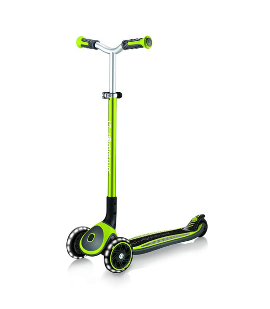 Globber Master Işıklı Katlanabilir Scooter // Yeşil