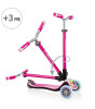 Globber Elite Deluxe Full Işıklı Scooter // Pembe