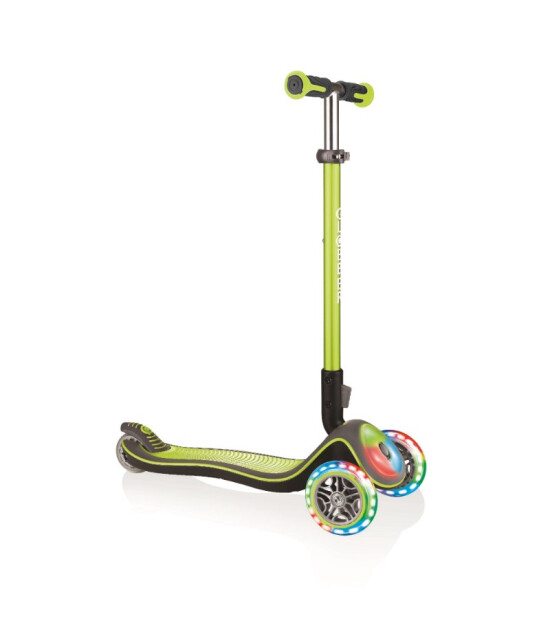 Globber Elite Deluxe Full Lights Işıklı Scooter // Green