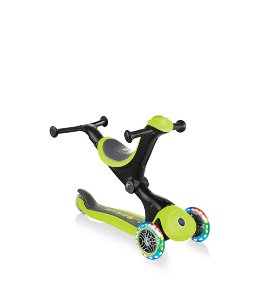 Globber Go Up Deluxe Işıklı Teker Scooter // Yeşil