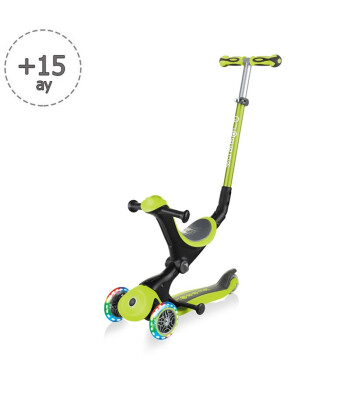 Globber Go Up Deluxe Işıklı Teker Scooter // Yeşill