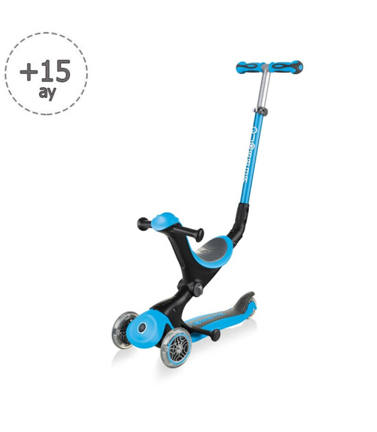 Globber Go Up Deluxe Scooter // Mavi