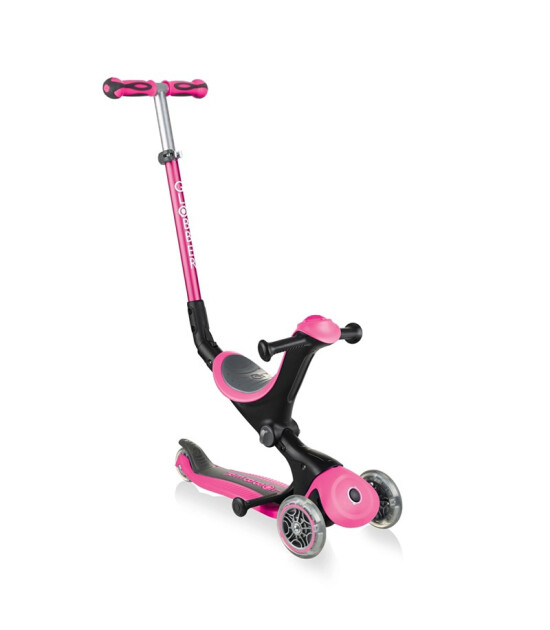 Globber Go Up Deluxe Scooter // Pembe