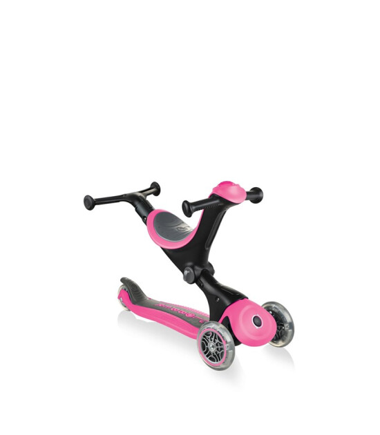 Globber Go Up Deluxe Scooter // Pembe