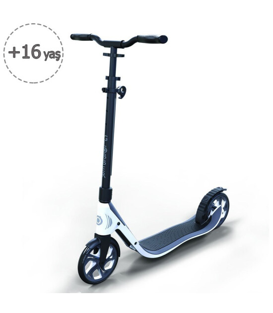 Globber One NL 125 Scooter // Siyah - Beyaz