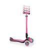 Globber Elite Deluxe Işıklı Scooter // Pembe