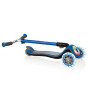 Globber Elite Deluxe Full Işıklı Scooter // Mavi