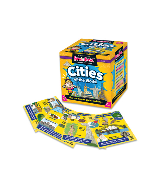 Green Board Games BrainBox D&uuml;nya Şehirleri (Cities of the World) - İngilizce