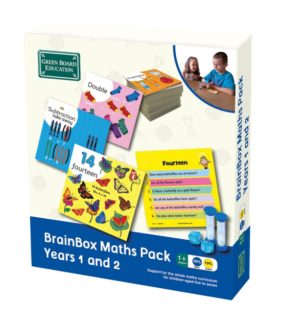 Green Board Games BrainBox Matematik Paketi 1-2 (Maths Pack Years 1 and 2)