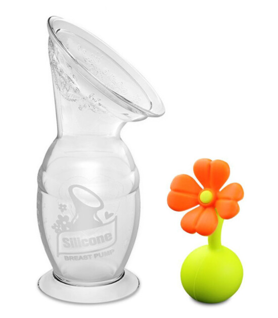 Haakaa Gen2 Süt Pompası ve Süt Toplayıcı // Çiçek Kapak
