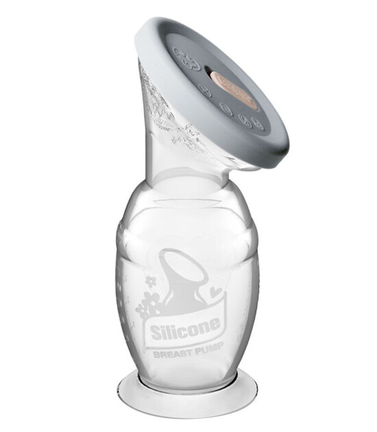 Haakaa Gen2 S&uuml;t Pompası ve S&uuml;t Toplayıcı // Gri Kapak