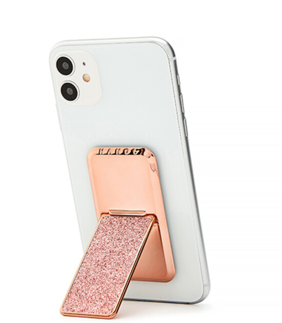 HANDLstick Stand Özellikli Telefon Tutucu // Glitter Rose Gold