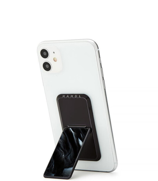 HANDLstick Stand &Ouml;zellikli Telefon Tutucu // Black Marble