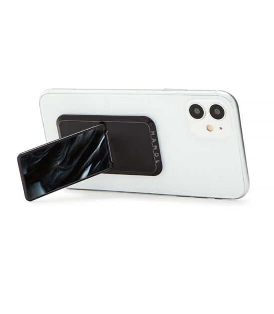 HANDLstick Stand &Ouml;zellikli Telefon Tutucu // Black Marble