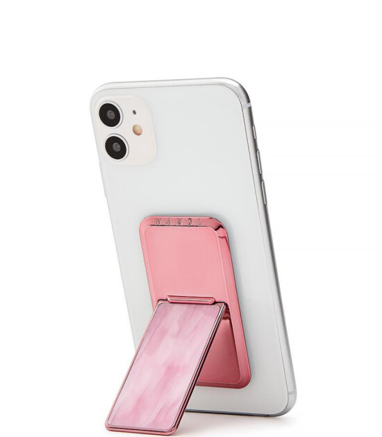 HANDLstick Stand Özellikli Telefon Tutucu // Pink Marble