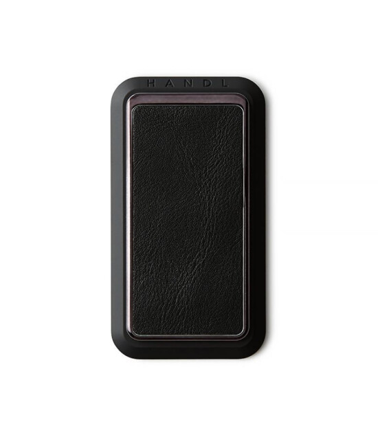 HANDLstick Stand Özellikli Telefon Tutucu // Smooth Leather Black