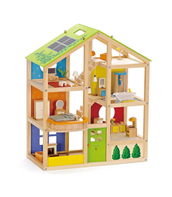 Hape Mobilyalı Bebek Evi